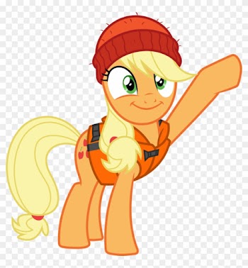 Applejack Salute S6e22 By Kevinerino - My Little Pony Apple Jacks Baby