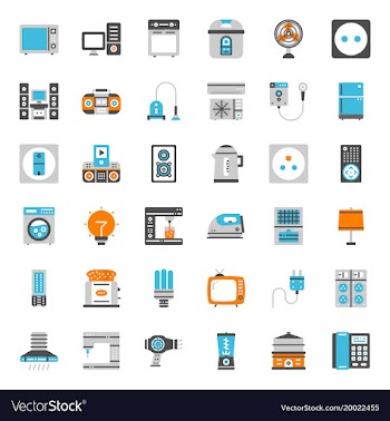Appliances vector image
