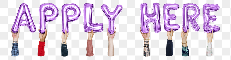 Apply here word png, hands | Free PNG - rawpixel