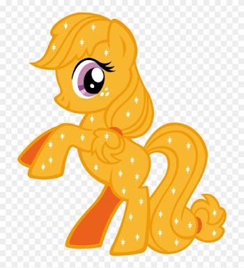Appplejack Bb Wave 2 Glitter Vexel By Durpy - Garden Roses