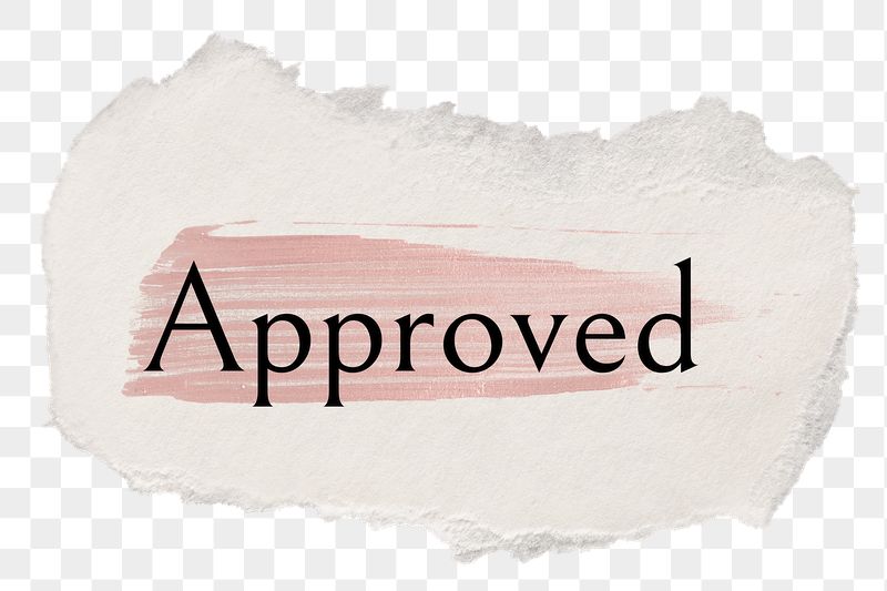 Approved png ripped paper word | Free PNG - rawpixel