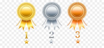 Apps for Development Competition Ribbon Rosette Clip art - Gold Silver Copper Transparent Rosette Prizes Set 