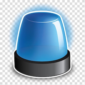AppTrailers Siren Police car Emergency vehicle lighting, flashing lights transparent background PNG clipart