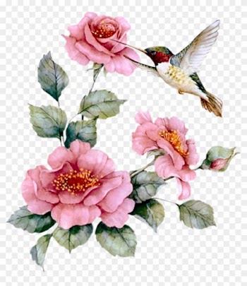 Aprender Manualidades Es Facilisimo - Hummingbird With Pink Roses Necklace ,bird Gifts