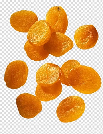 Apricot Fruit preserves Plum, Scattered apricot dry transparent background PNG clipart