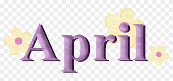 April Images Clipart - April Word Clip Art