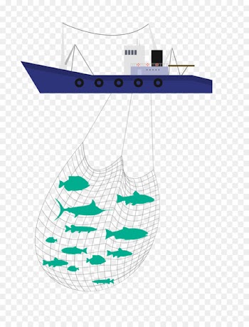 Aqua Hunt Fishing net - Vector fishing material 