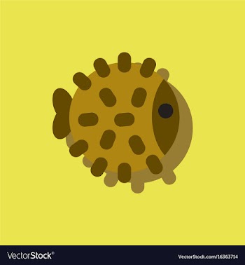 Aquarium fish silhouette fish sticker vector image