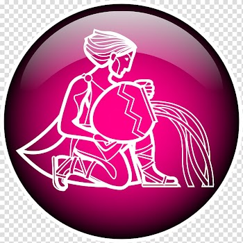 Aquarius Libra Icon, Purple fresh Aquarius transparent background PNG clipart