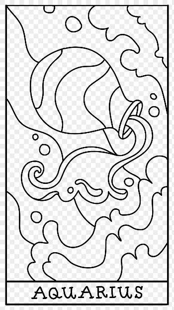 Aquarius png clipart, transparent background | Free PNG Sticker - rawpixel