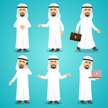 Arab images set