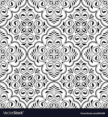 Arabesque seamless pattern vector image