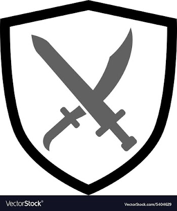 Arabian sword vector image