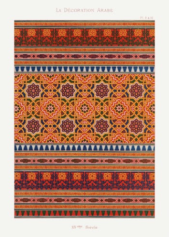 Arabic art pattern, Emile Prisses | Free Photo - rawpixel