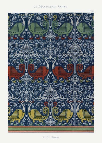 Arabic art pattern, Emile Prisses | Free Photo - rawpixel