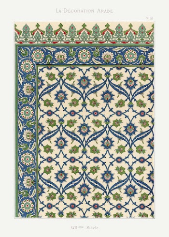 Arabic art pattern, Emile Prisses | Free Photo - rawpixel