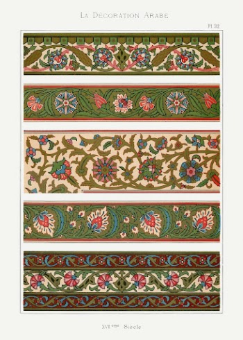 Arabic art pattern, Emile Prisses | Free Photo - rawpixel