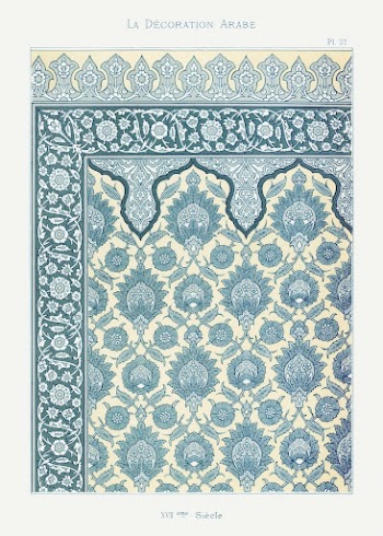 Arabic art pattern, Emile Prisses | Free Photo - rawpixel