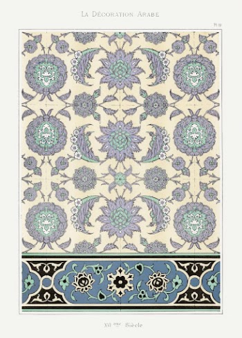Arabic art pattern, Emile Prisses | Free Photo - rawpixel