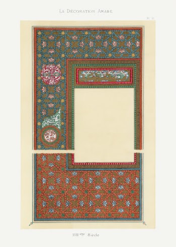 Arabic art pattern, Emile Prisses | Free Photo - rawpixel