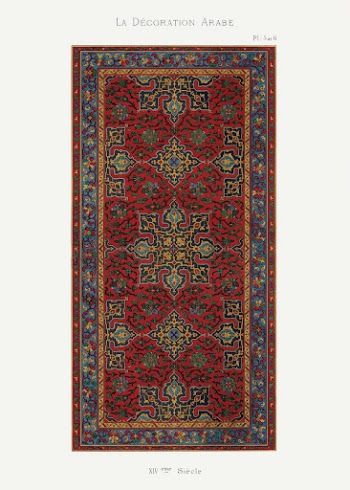 Arabic art pattern, Emile Prisses | Free Photo - rawpixel