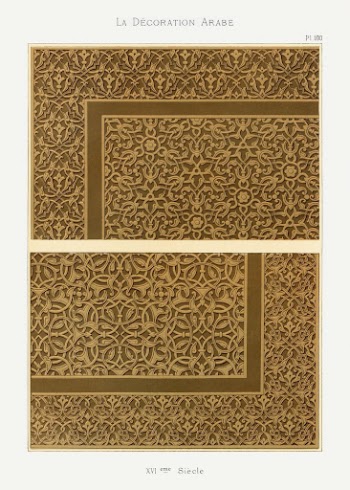 Arabic art pattern, Emile Prisses | Free Photo - rawpixel