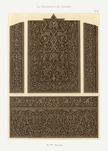 Arabic art pattern, Emile Prisses | Free Photo - rawpixel