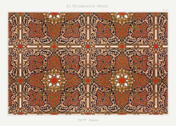 Arabic art pattern, Emile Prisses | Free Photo - rawpixel