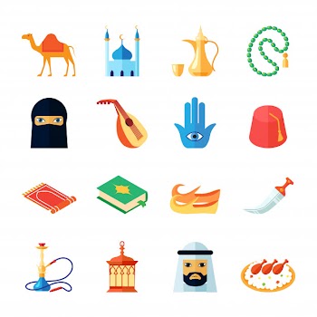 Arabic culture Free Vector