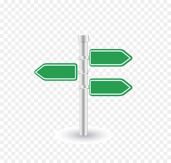 Arah Euclidean vector Direction, position, or indication sign - Vector green direction signs 