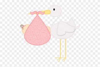 Arana Альбом «scrap Kits / Scrap Kits 9 / Sk Baby Mine - Clipart Stork With Baby Girl