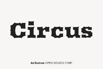 Arbutus open source font by Karolina | Free Font Add-on - rawpixel