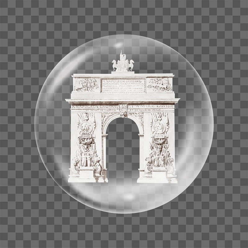Arc de Triomphe png landmark | Free PNG - rawpixel