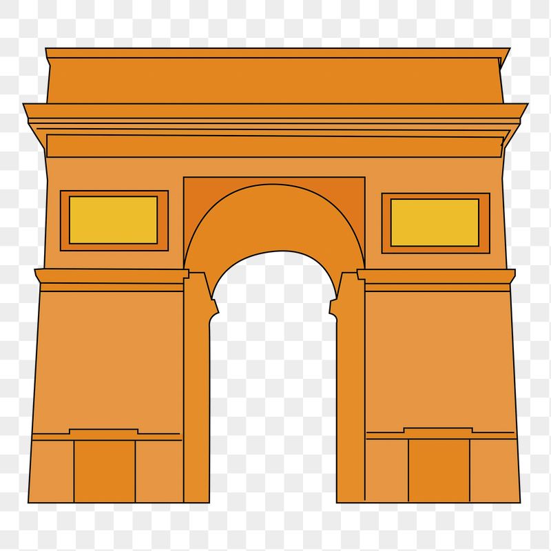 Arc de Triomphe png sticker, | Free PNG - rawpixel