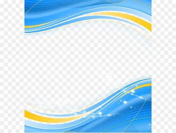 Arc Poster - Blue technology arc border 