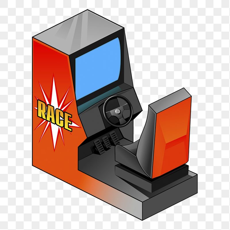 Arcade racing png machine sticker, | Free PNG - rawpixel