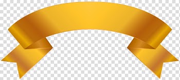 Arch gold ribbon, Studio Text , Banner Gold transparent background PNG clipart