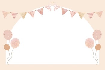 Arch party decorations frame background, | Free Vector - rawpixel