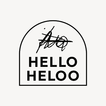 Arch shape hello logo template | Free Vector Template - rawpixel