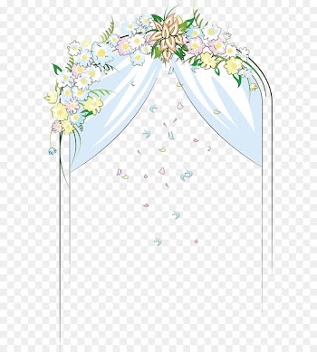 Arch Wedding Clip art - Cartoon wedding arch bridge 