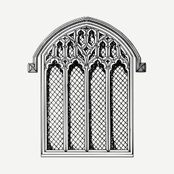 Arch window clipart illustration psd. | Free PSD - rawpixel