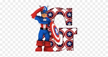 Archangel Gabriel - Captain America Alphabet Png