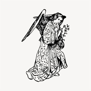 Archangel illustration clipart vector. Free | Free Vector - rawpixel