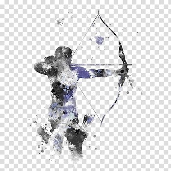 Archer art illustration, bow , Archer transparent background PNG clipart