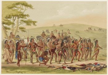 Archery of the Mandans (1844) | Free Photo - rawpixel