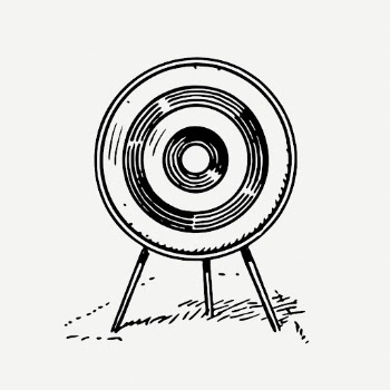 Archery target drawing, object vintage | Free PSD - rawpixel
