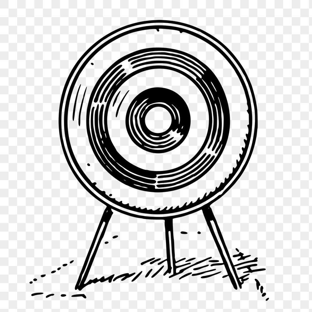 Archery target png sticker, object | Free PNG - rawpixel
