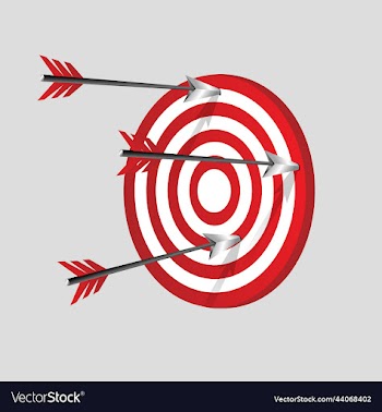 archery targets and missed arrows