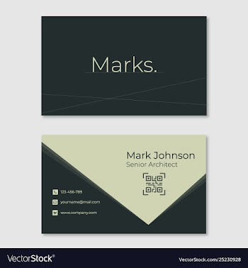 Architect business card vector image
