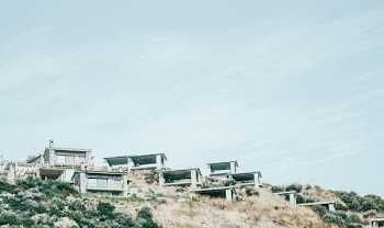 architectural of concrete buildings